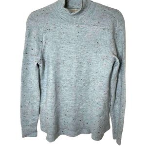 NEW With Tags‎ LOFT Pale Blue Speckle Tunic Sweater in Size Extra Small